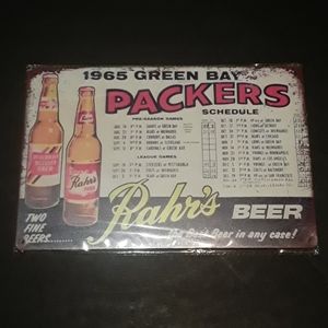 Green Bay Packers Tin / Metal Sign